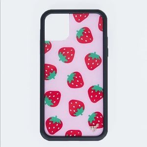 iphone 11 strawberry case wildflower